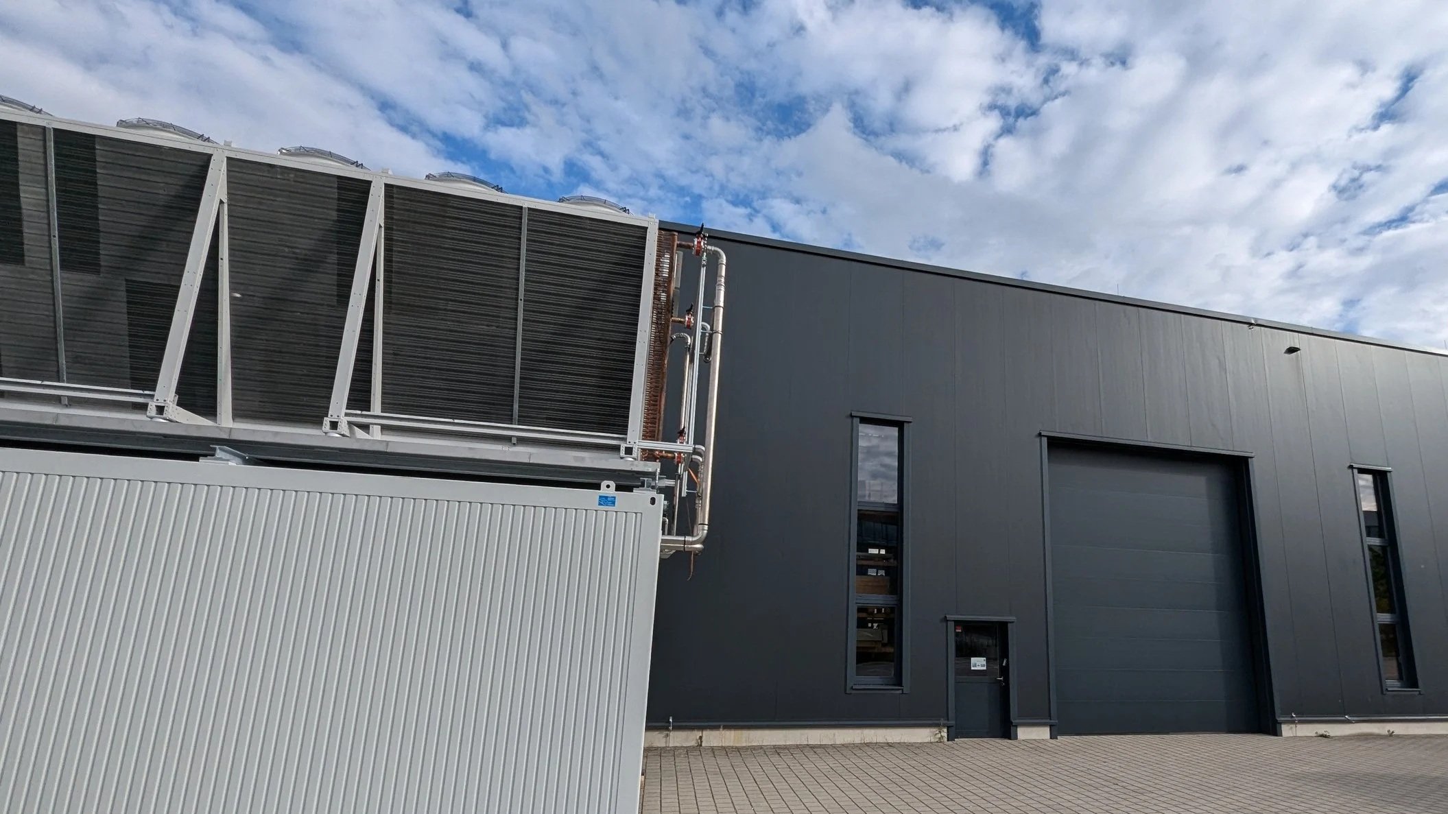 Technikcontainer für Stellwerkskühlung