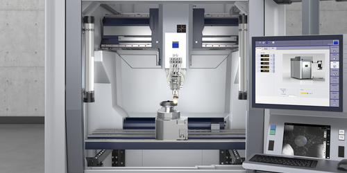 Schweißvorgang auf der TruLaser Cell 3000
