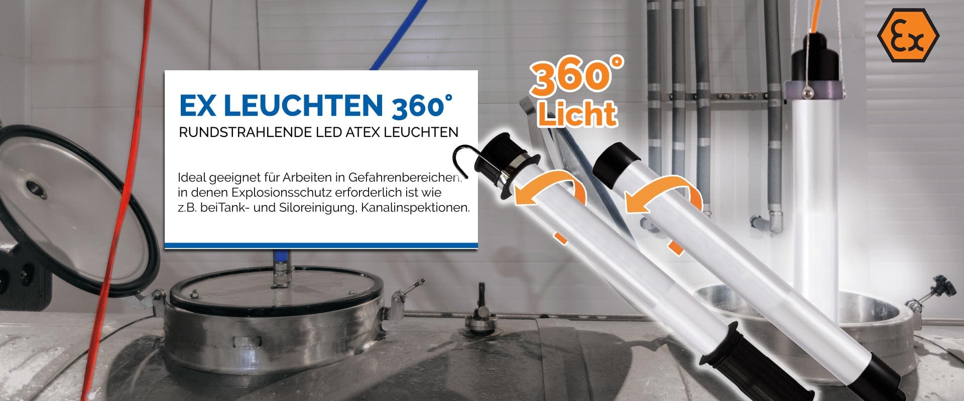Rundstrahlende EX-Leuchten