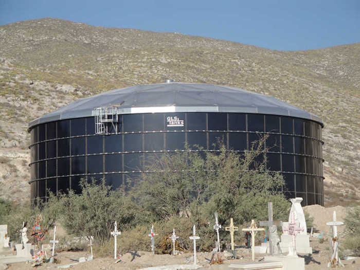 Biogas-Fermenter