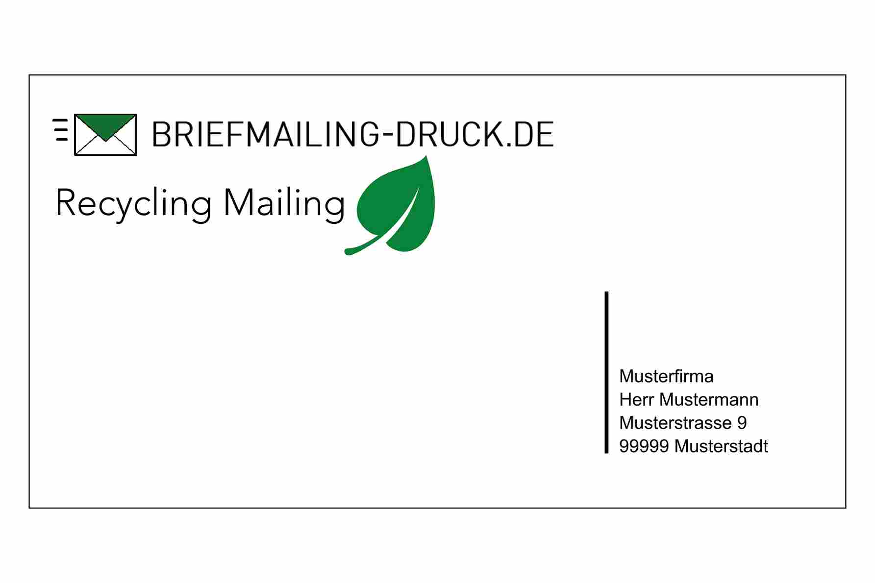 Recycling Postkarte A5