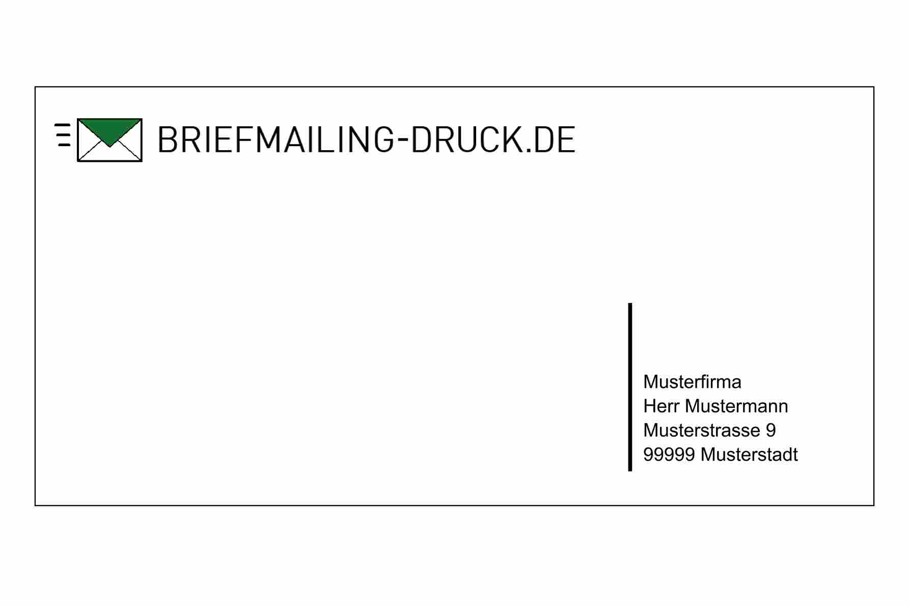 Postkarte DIN Lang