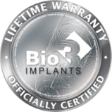 Implantat mit lebenslanger Garantie