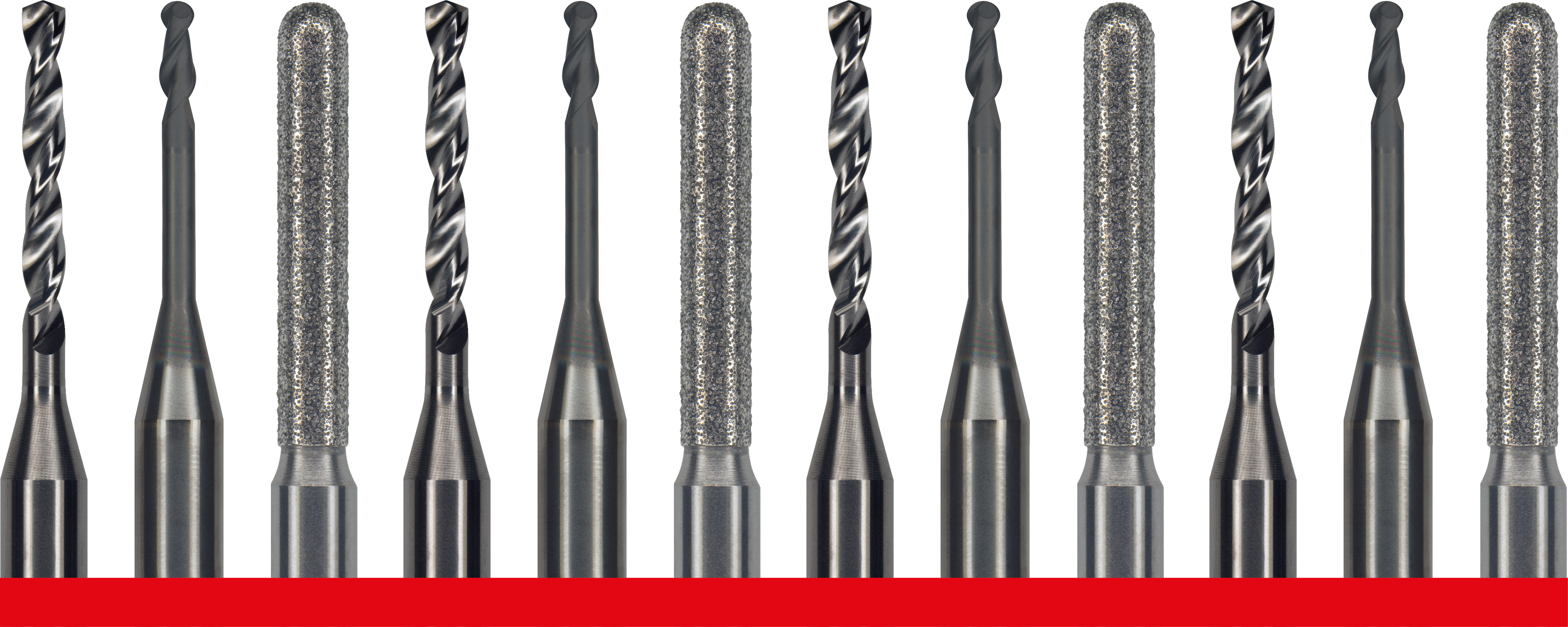 Dental Line – Mikro-Zerspanungswerkzeuge (z. B. DZC 200, RDC 210, RDC 450)