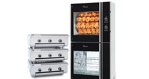 Gastro-Grill und Pouletgrill