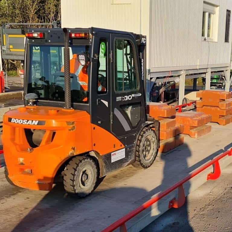 Servicetechniker im Einsatz