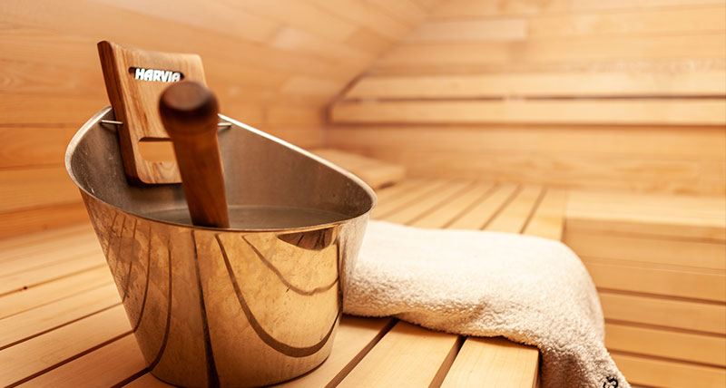 Holzsauna