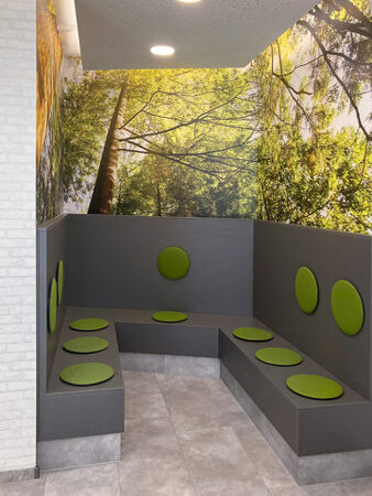 Eckbank als Sitzecke