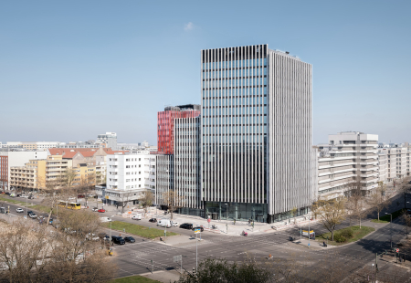 Metall-Glas-Fassade Bürokomplex K72 Berlin