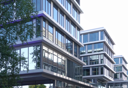 Pfosten-Riegel- und Elementfassaden New Beiersdorf Campus