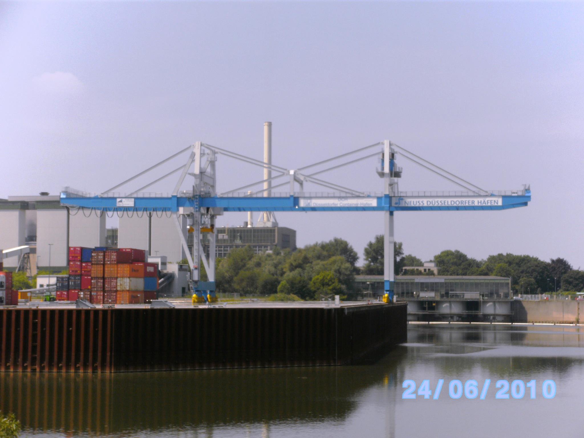 Trimodaler Containerkran