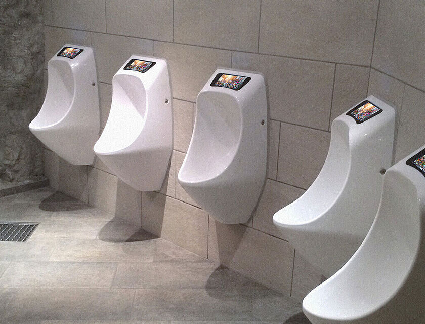 Sanitärkeramik – wasserloses Urinalbecken