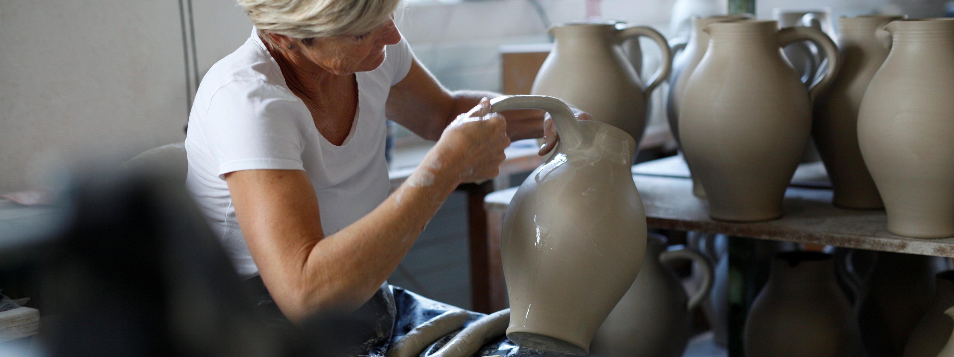 Handarbeit in der Werkstatt