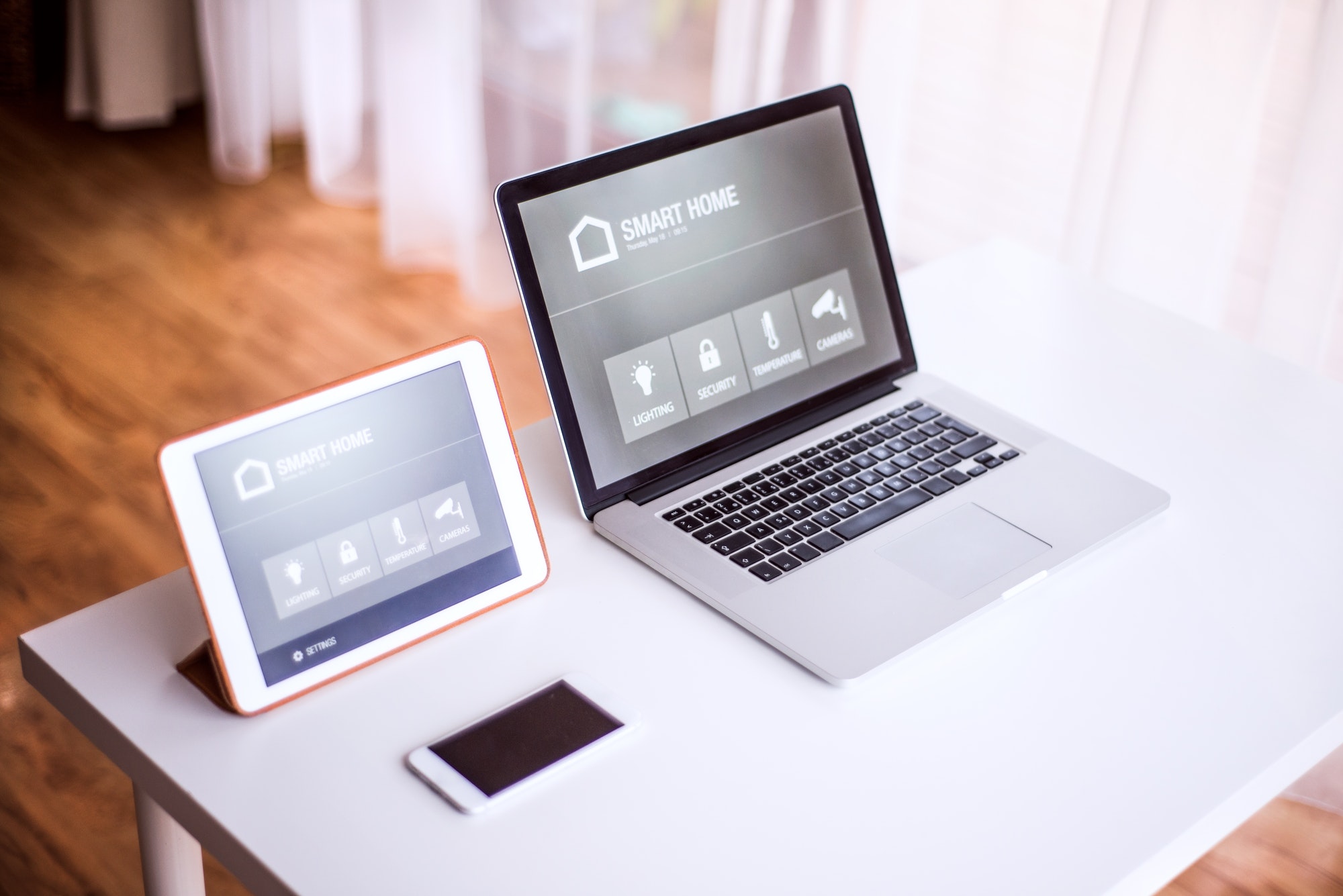 Smart Home Bedienung per Tablet