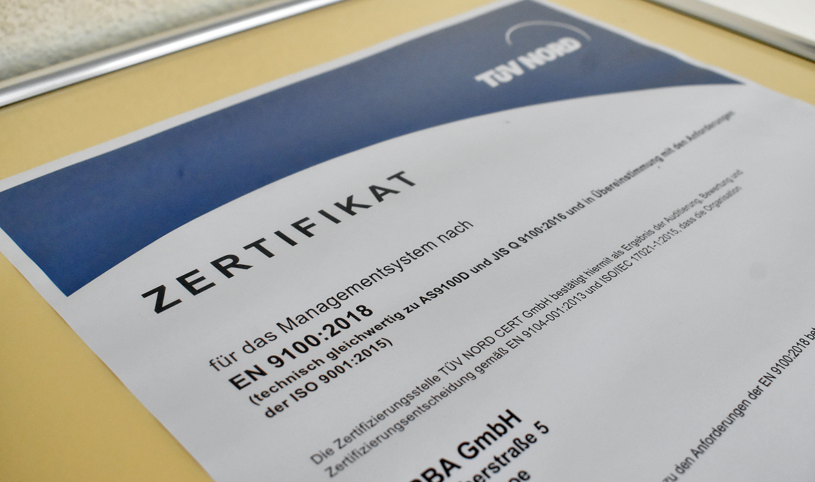 Zertifikate der Borba GmbH