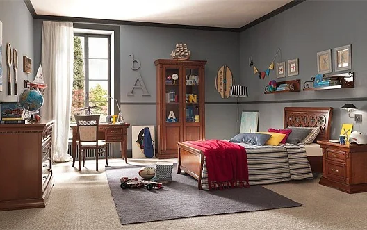Kinderzimmer Ducale Kirschbaum Holzfurnier
