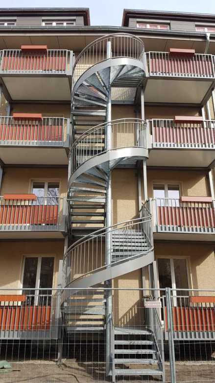 Spiral staircase / escape staircase