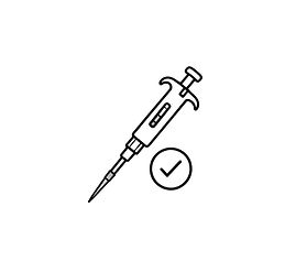 Kalibrierte Pipette