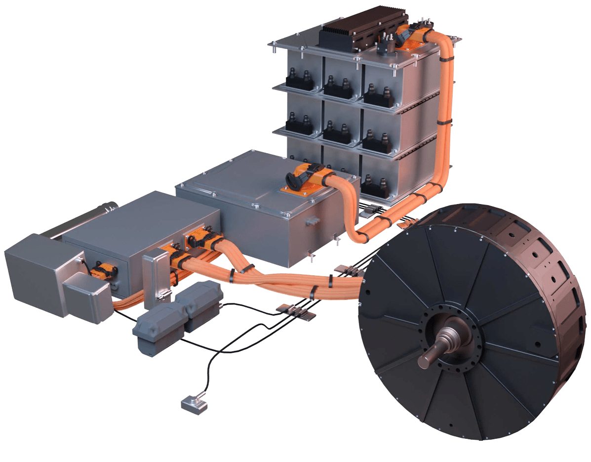 Axial-Fluss-Motor (Double Rotor Machine)
