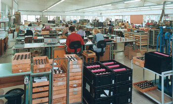 Fertigungsbereich 1 (Obergeschoss, seit 1998)