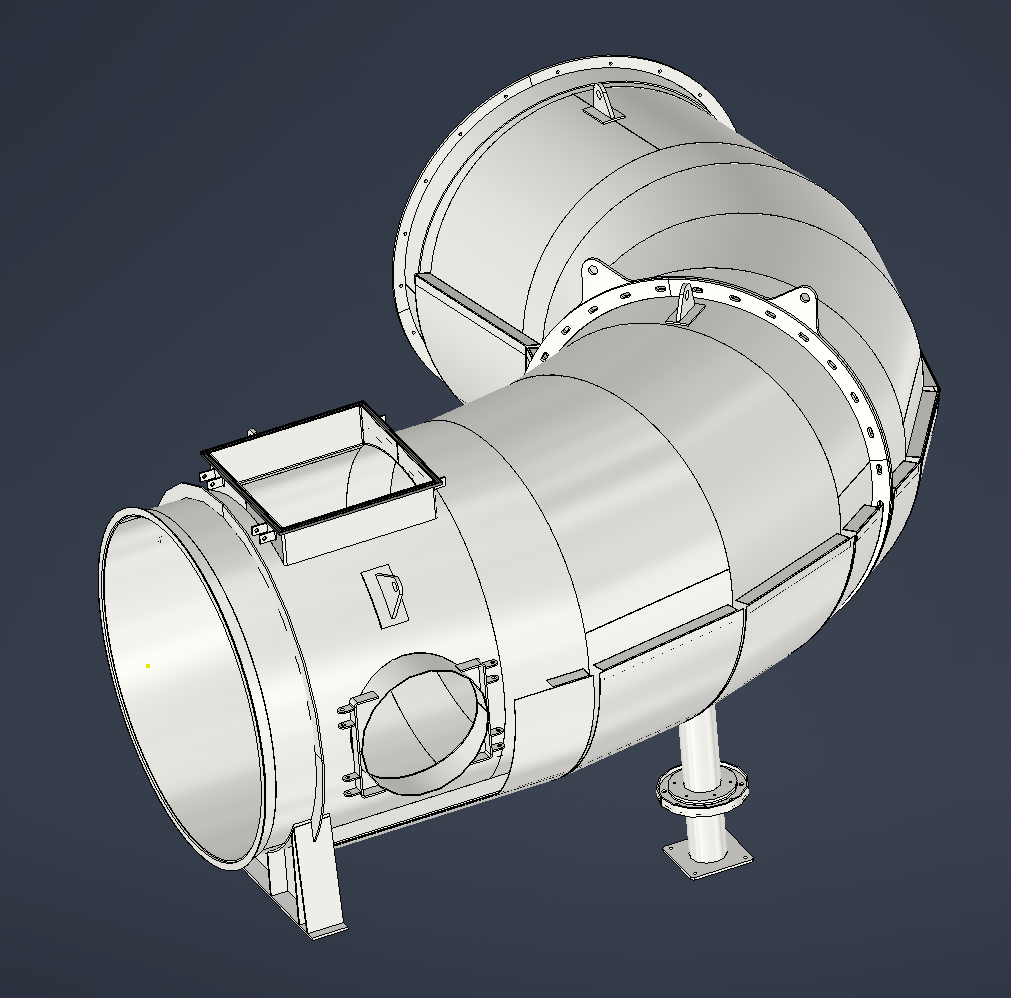 Rohrbogen D=1800 mm