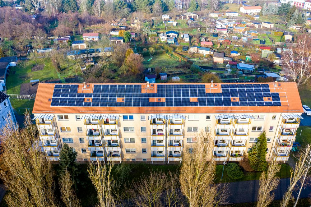 Photovoltaik-Mehrfamilienhaus