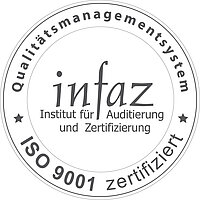infaz-Siegel ISO 9001
