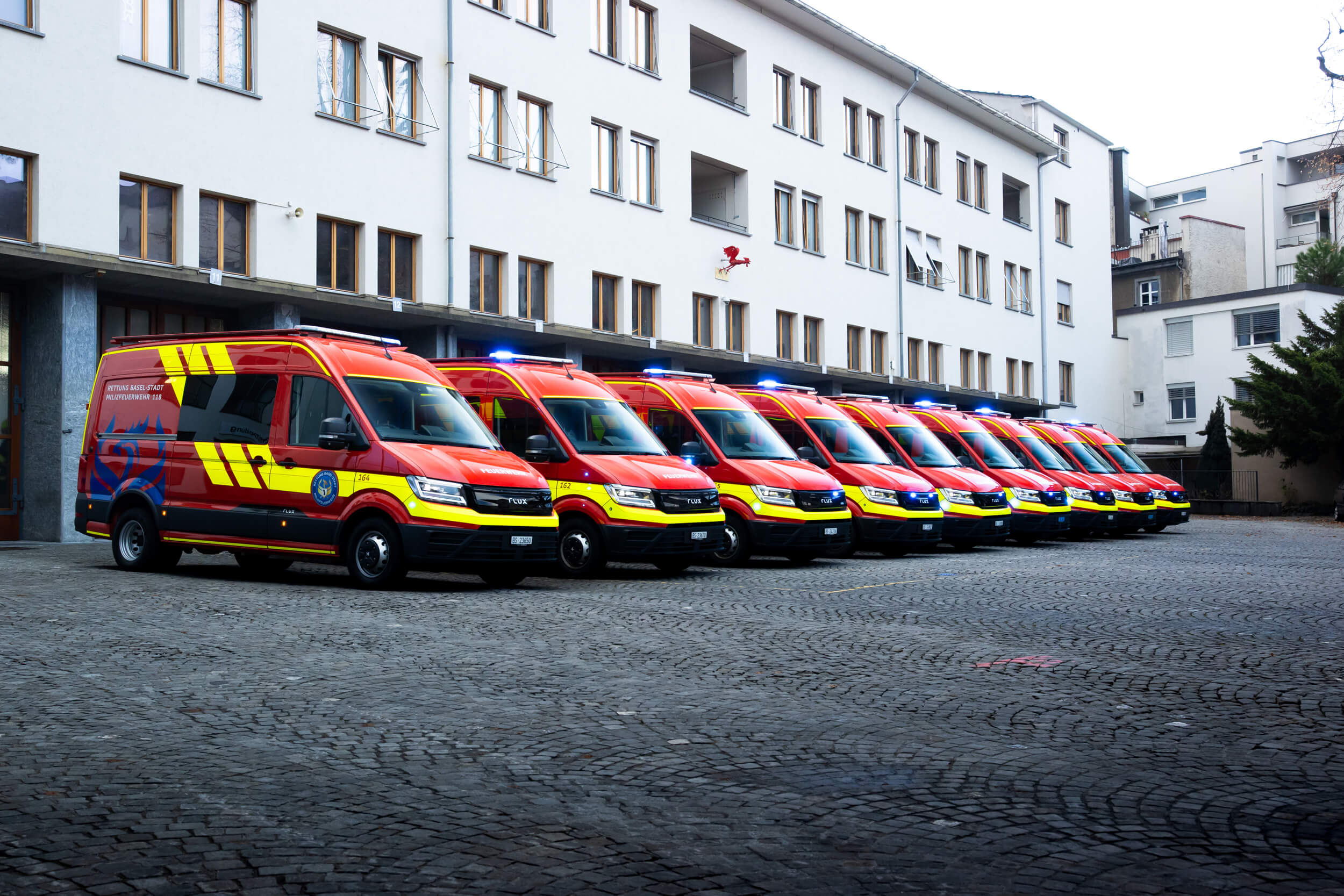 Fahrzeug von Flux im Einsatz