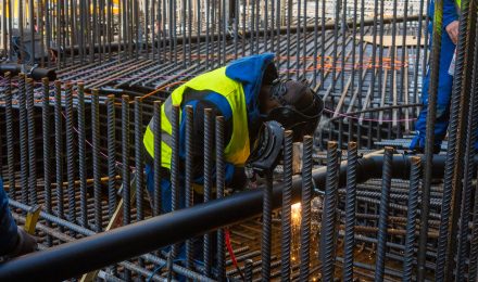 Baustelle Rohrverlegung