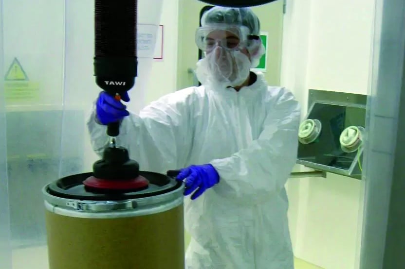 Fasshebung im ATEX-Bereich