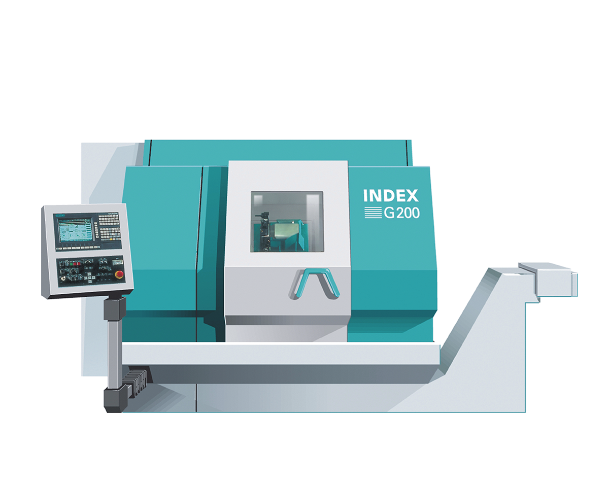 INDEX G200 CNC-Universal-Drehmaschine