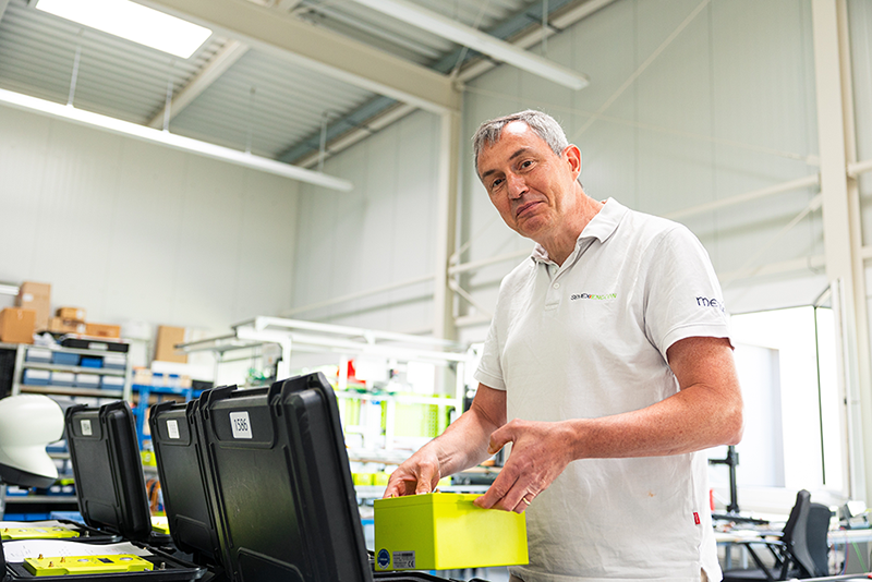 Montage eines MENHIR-Messsystems