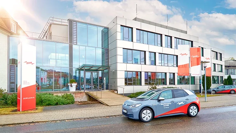 Ladepunkt für Elektrofahrzeuge am Unternehmensstandort