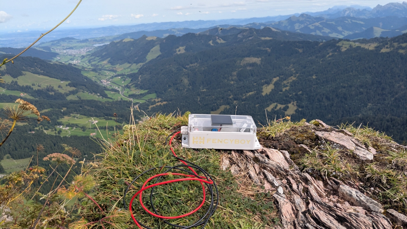 Demo-Einheit im Gebirge