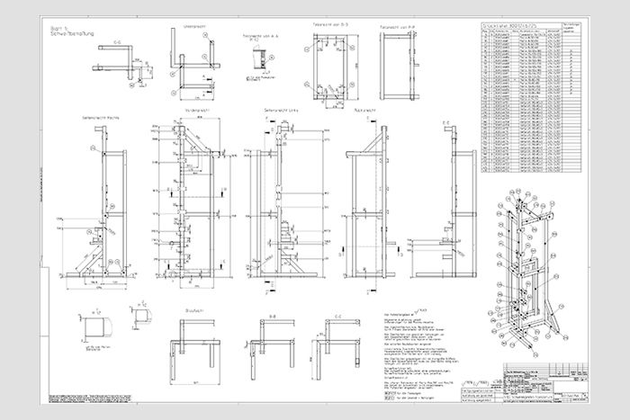 Konstruktion mit CAD/CAM