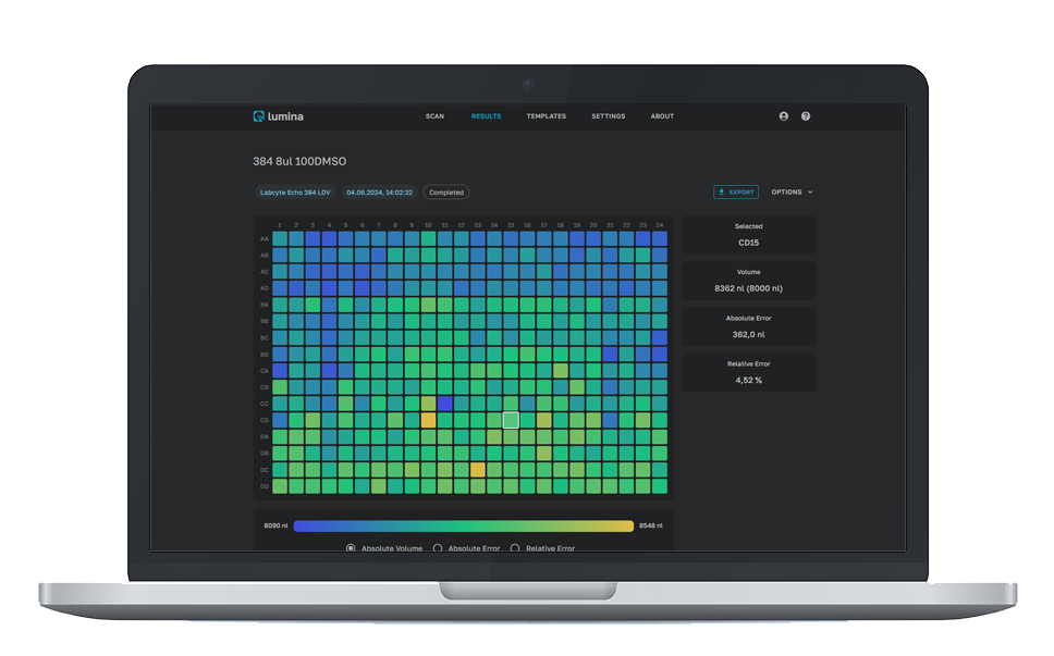 LUMINA Web-Interface Software