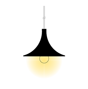 Keramik Pendellampe