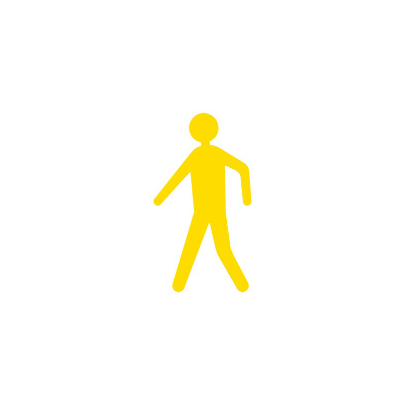 Piktogramm "Fußgänger"