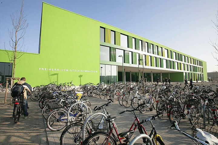 Sichtbetonelemente im Freiherr-vom-Stein-Gymnasium