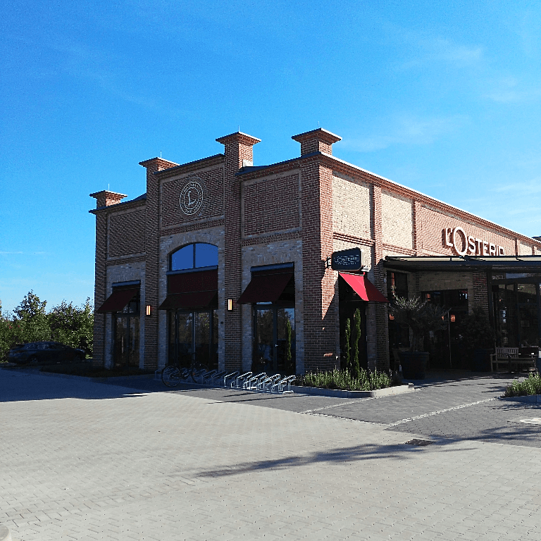 L'Osteria Marl: Elementdecken und Doppelwandelemente