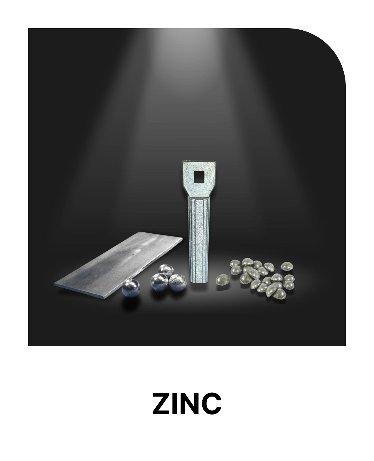 Zinkanoden (99,995 % Zn)