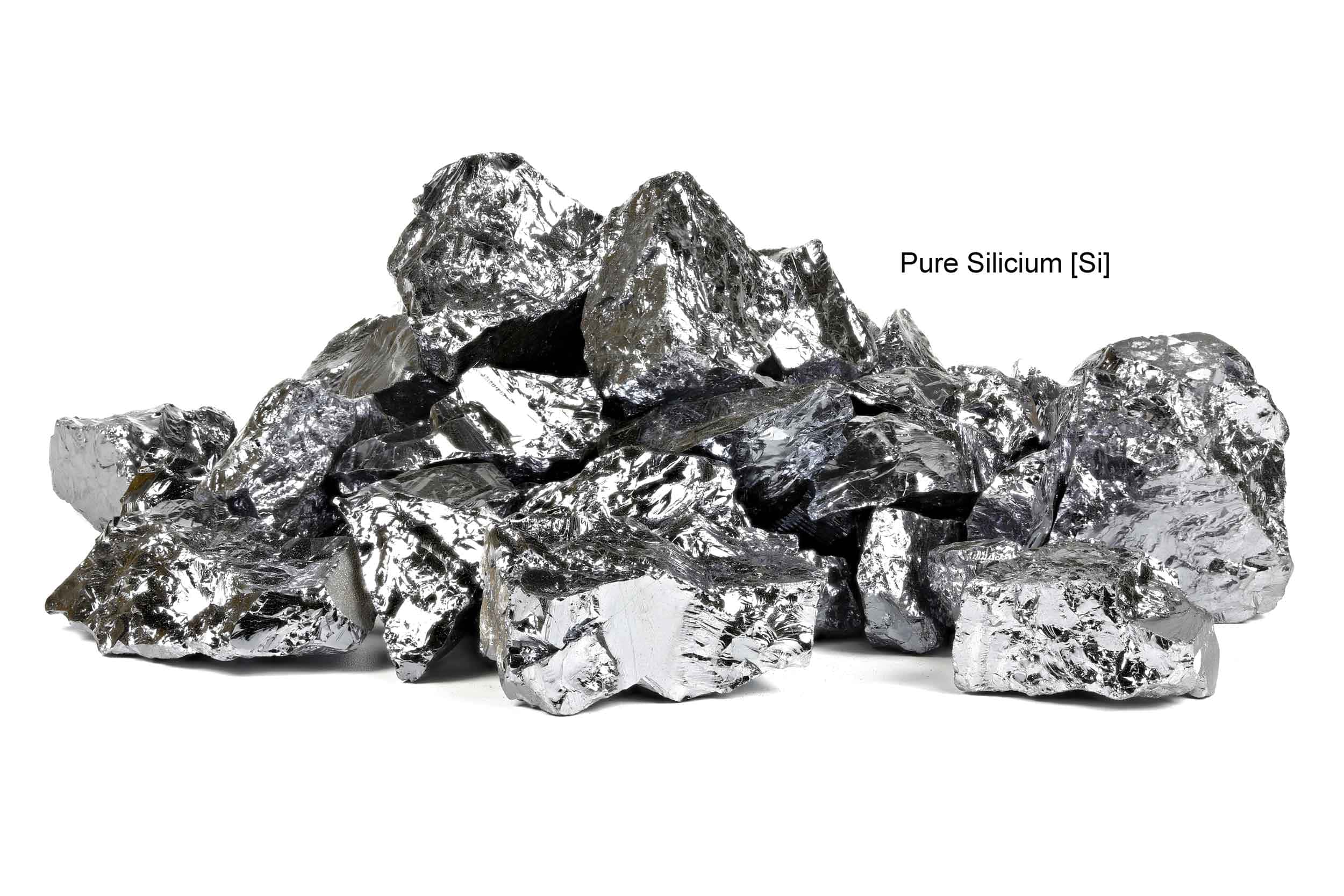 Silicium als Rohstoff zur Silikonherstellung