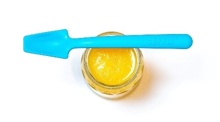 Löffel mit Silikonmantel