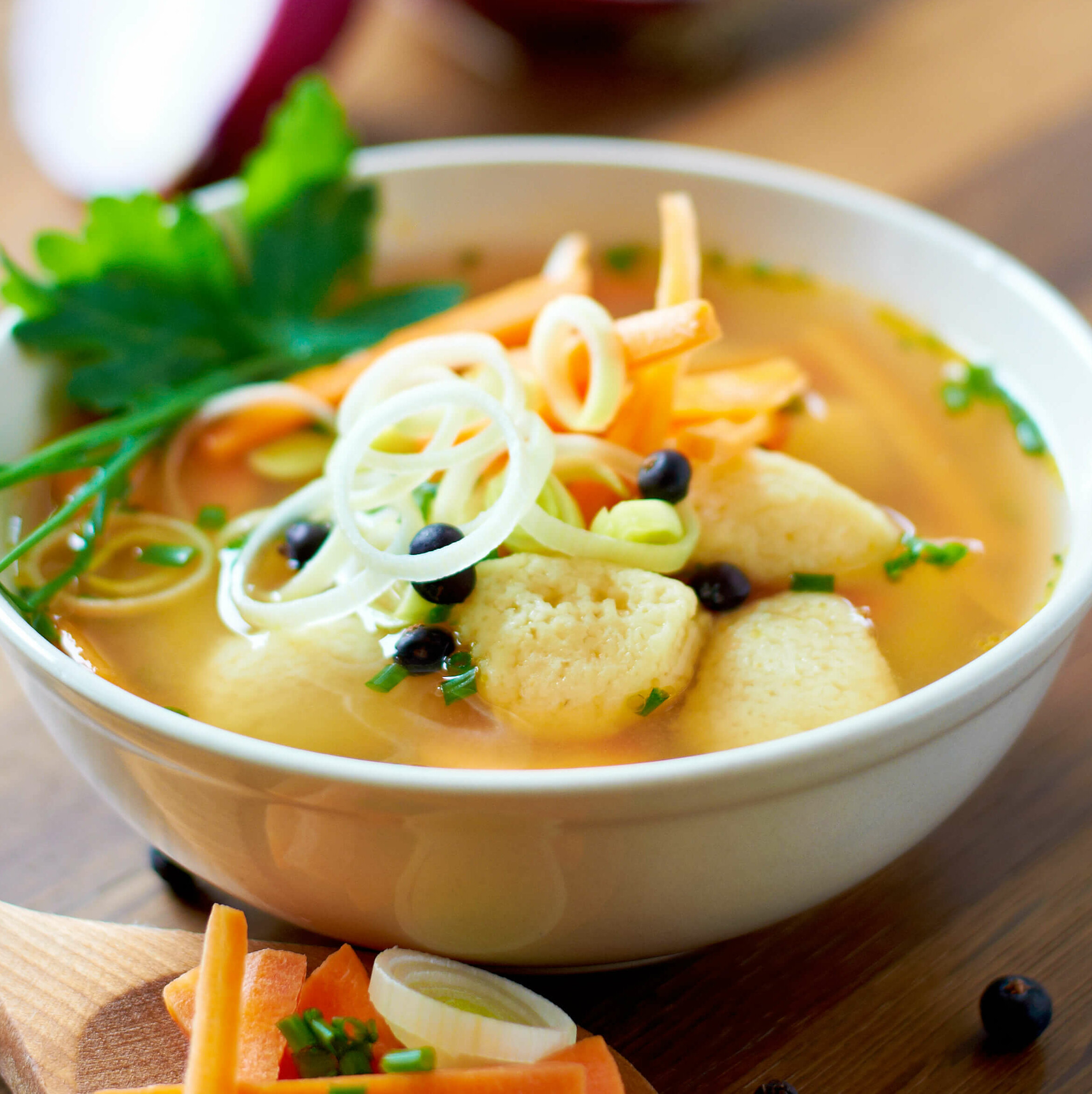 Suppeneinlagen (Grießnockerl)