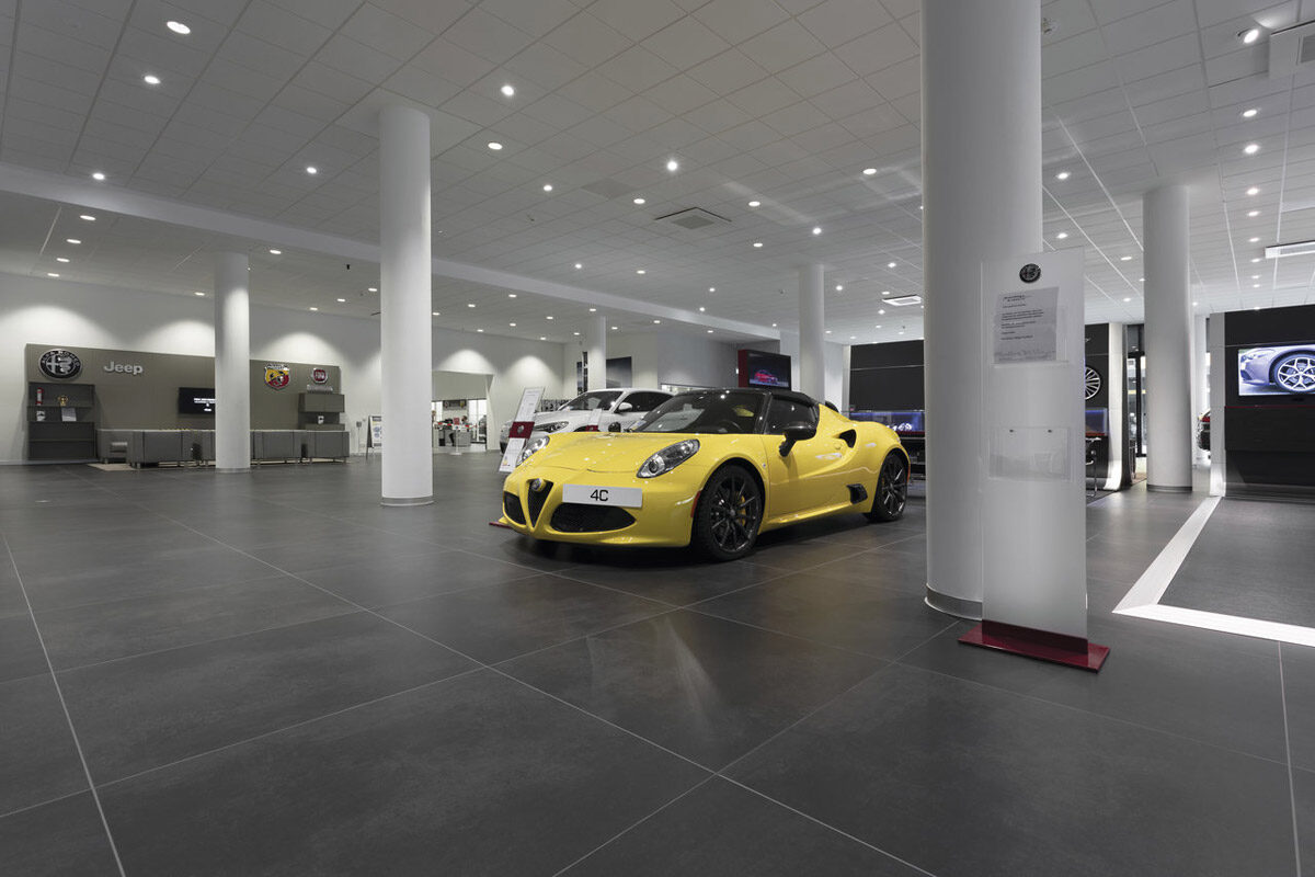 Bodenbelag FCA Motor Village Frankfurt (Fiandre Maximum 100×100 cm)