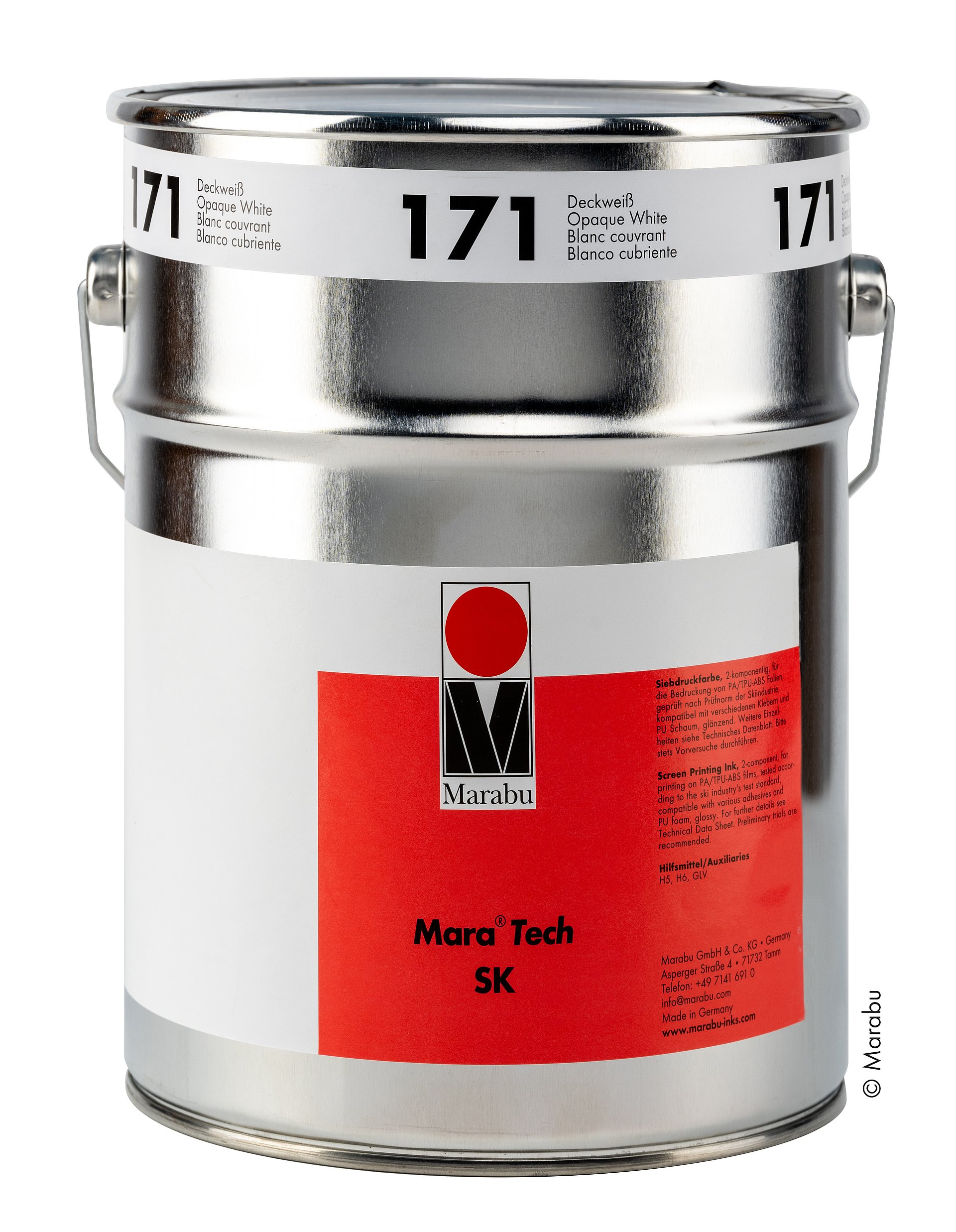 Skidruck mit Marabu-Farben