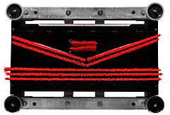 CLEANsweep V-Concept® Kehrbesen mit sieben Bürstenreihen mit Stoßrädern