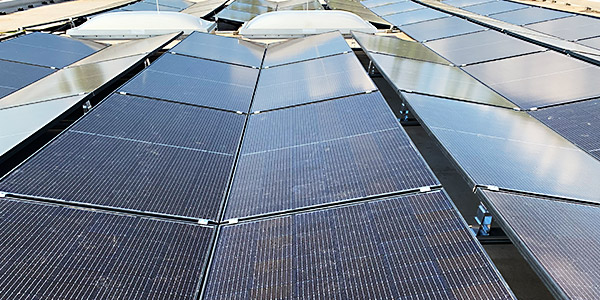 Photovoltaikanlage am Standort Aspach