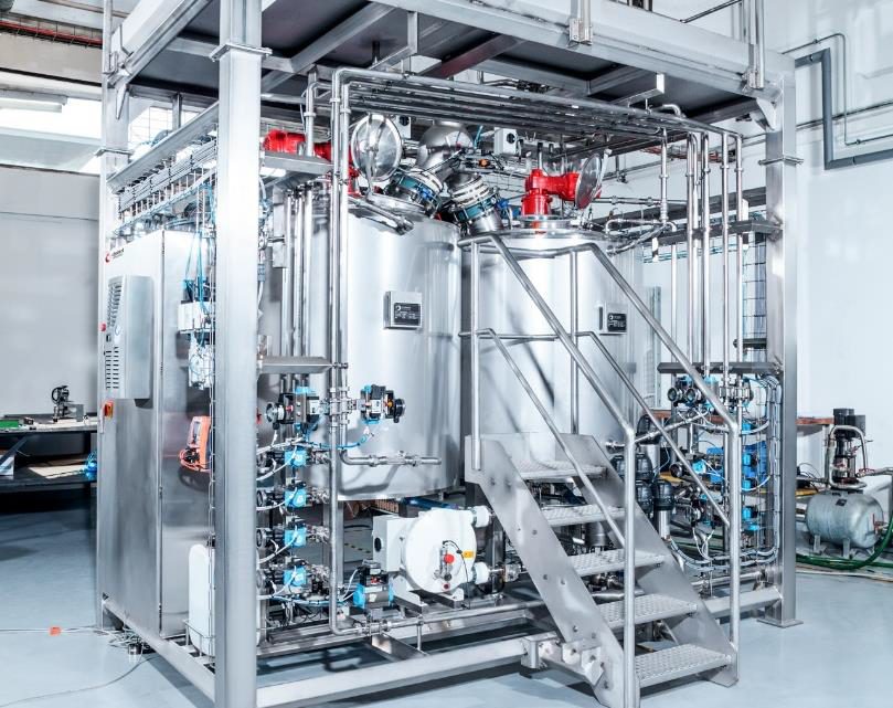 Process Skid für die Lebensmittelindustrie