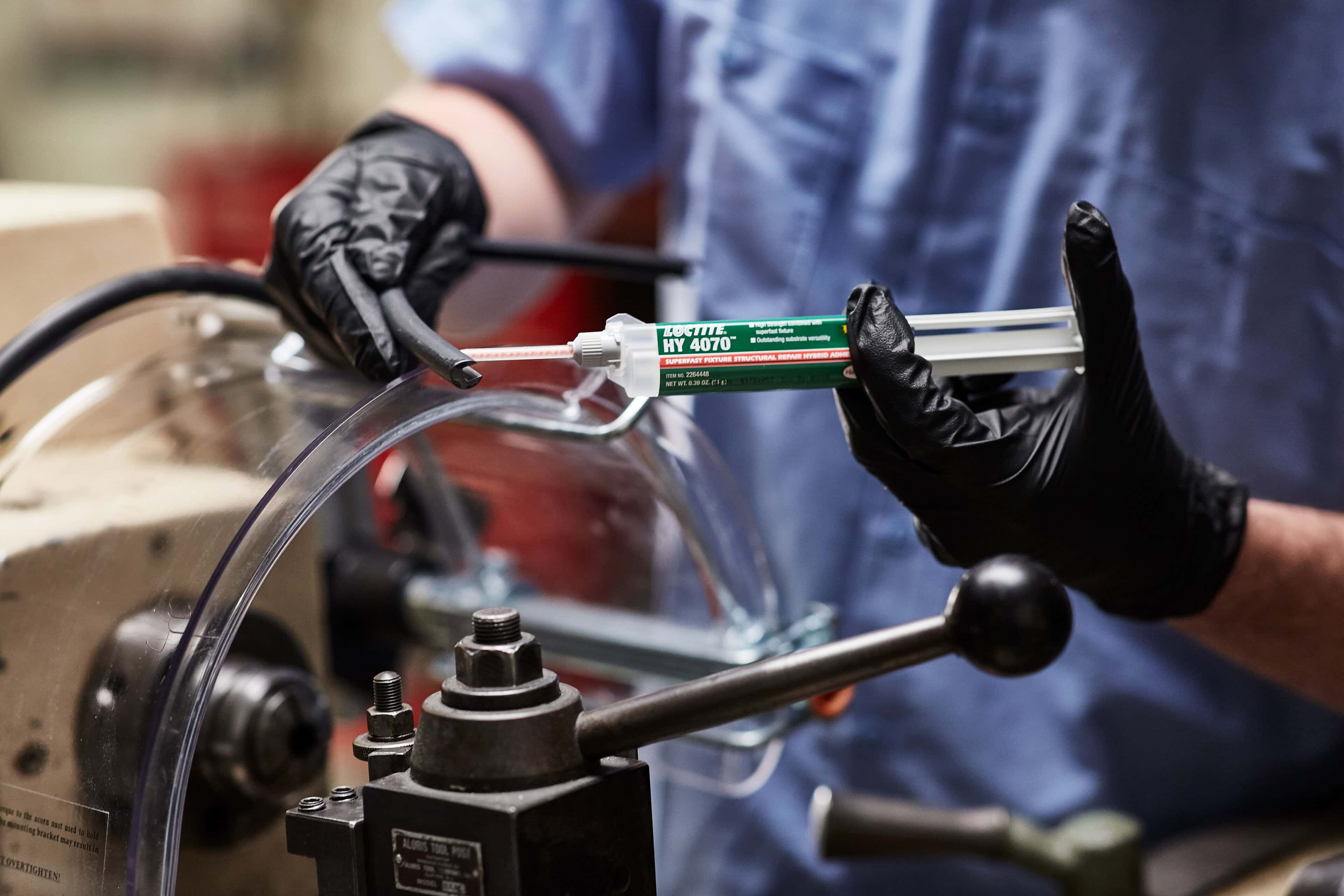 MRO-Application mit Gummi-Elementen